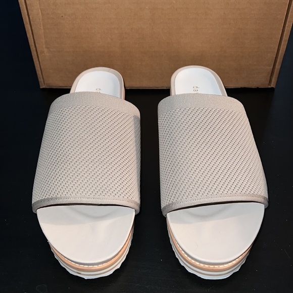 David Tate Aline Bone stretch fabric slides Sz 10.5 WW (EE) New - Picture 7 of 11